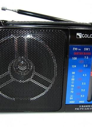 Радиоприемник на батареях аккумуляторный golon rx-a07 ac