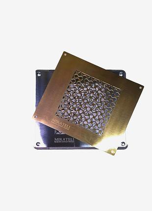 Профессиональная врезная вытяжка для маникюра sv 500 pro мощная бесшумная для nail мастеров и салонов красоты нержавеющая сталь gold