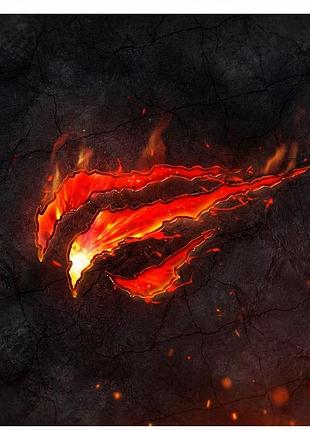 Игровой коврик для мыши havit gaming mouse pad, 25×21 см, черный с принтом