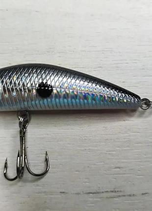 Воблер fishing l-minnow 66 серебро/черный