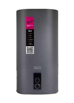 Водонагреватель электрический thermo alliance 80 л grey,плоский вертикальный, мокрый тэн 2 квт (0,8+1,2) dt80v20g(pd)/2g