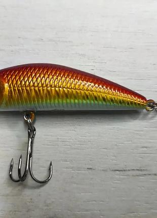 Воблер fishing l-minnow 66 золото/огненный