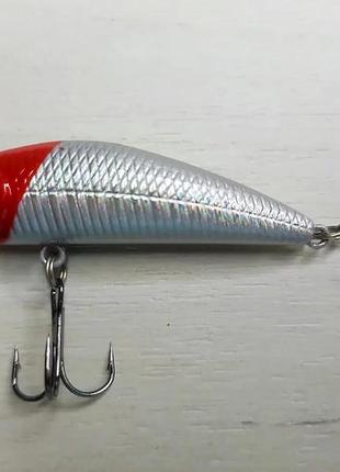 Воблер fishing l-minnow 66 серебро/красный