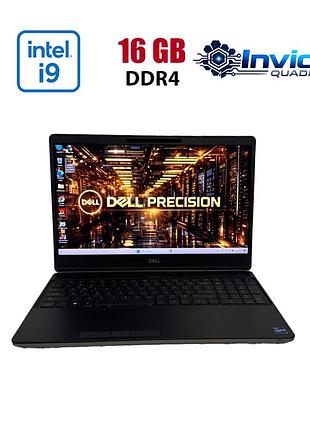 Мобильная рабочая станция dell precision 7560 / 15.6" (1920x1080) ips / intel core i9-11950h (8 (16) ядер по 2.6 - 5.0 ghz) / 16