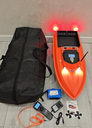 Карповый кораблик для рыбака d80b с gps на 99 точек 46800mah