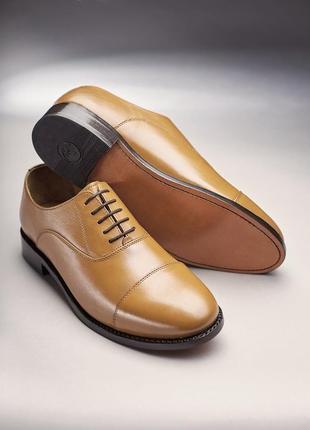 Оксфорды, броги, туфли oxford shoe - tan samuel windsor