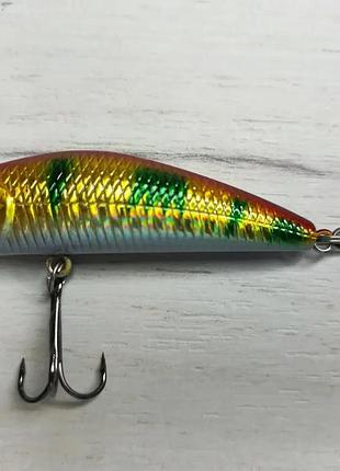 Воблер fishing l-minnow 66 золото/зелёный