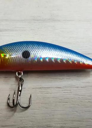 Воблер fishing l-minnow 70 голубой/красний