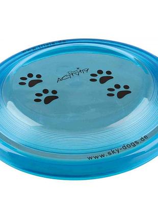 Игрушка trixie dog activity для собак летающая тарелка апортовая пластик 23 см