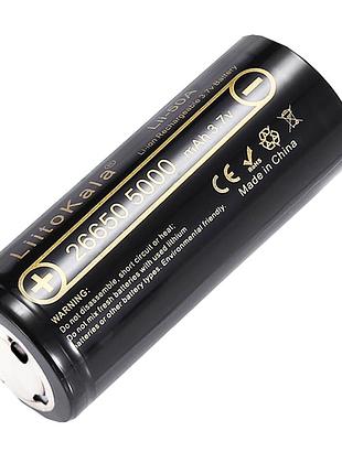 Аккумулятор liitokala 26650, 50a-jt, 5000mah