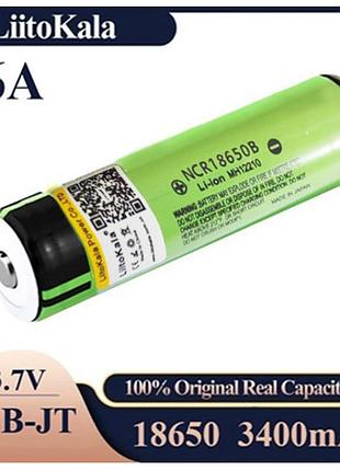 Аккумулятор liitokala 18650, ncr 34b-jt, 3400mah