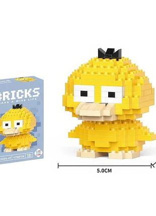 Конструктор bricks psyduck pokemon (176 деталей) micro diamonds blocks 2