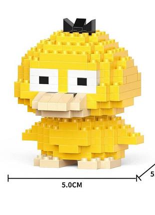 Конструктор bricks psyduck pokemon (176 деталей) micro diamonds blocks 3