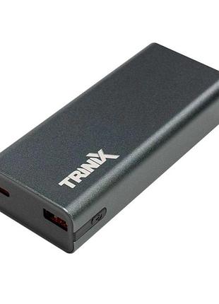 Повербанк 10000mah power bank trinix tpb-4510pd grey 45w pps