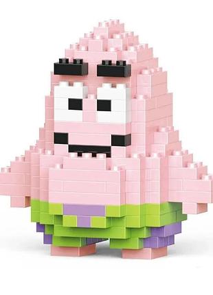 Конструктор bricks патрік стар губка боб patrick star sponge bob 166 деталей