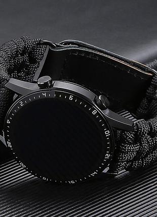 Ремінець paracord black 24 мм