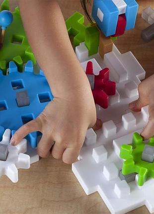 Guidecraft конструктор guidecraft io blocks tabletop system с дополненной 3d реальностью, 118 деталей (g9640) 10
