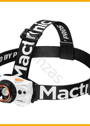 Налобный фонарь mactronic 320 lm с сенсором движения для туризма и рыбалки водозащищенный противоударный
