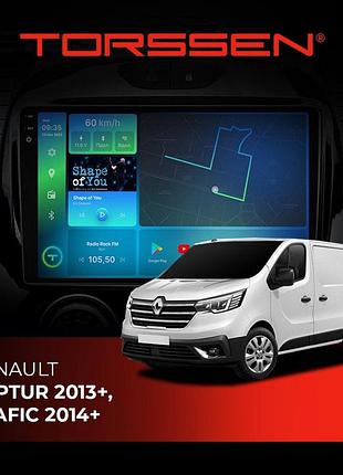 Torssen штатна магнітола torssen 2k renault captur 2013+,trafic 2014+ f9432 4g carplay dsp
