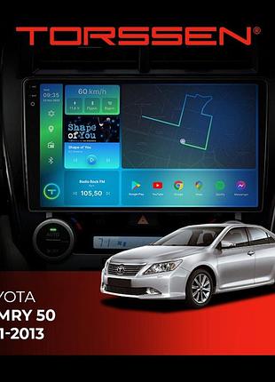Torssen штатна магнітола torssen 2k toyota camry 50 2011-2013 f9432 4g carplay dsp з кнопками