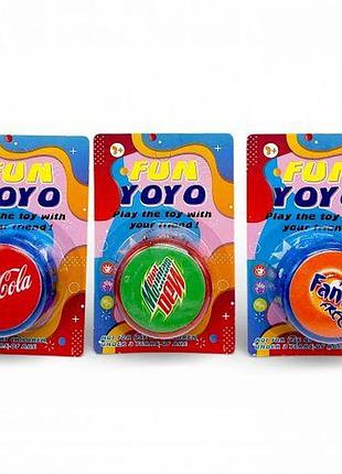 Игрушка "йо-йо" микс видов в ассортименте, с подсветкой (9*3*14см)