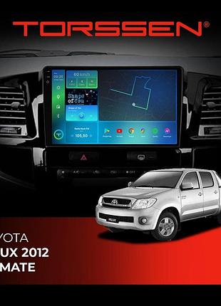 Torssen штатна магнітола torssen 2k toyota hilux 12 climate f9432 4g carplay dsp