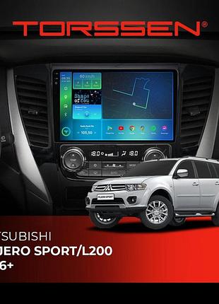 Torssen штатна магнітола torssen 2k mitsubishi pajero sport/l200 2016+ f9432 4g carplay dsp