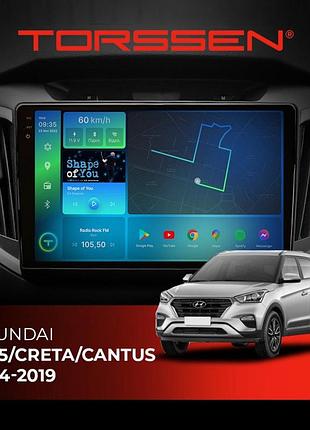 Torssen штатна магнітола torssen 2k hyundai ix25/creta/cantus 14-19 f9432 4g carplay dsp