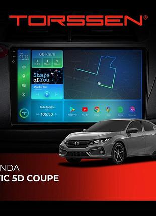 Torssen штатна магнітола torssen 2k honda civic 5d coupe f9432 4g carplay dsp