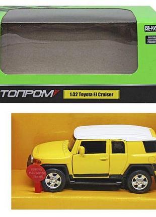 Машинка "toyota fj cruiser", жовта