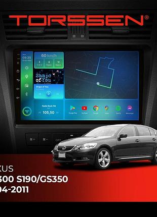 Torssen штатная магнитола torssen lexus gs300 s190/gs350 04-11 fl9 4+64gb 4g carplay dsp