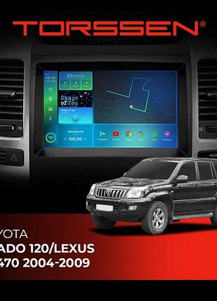 Torssen штатна магнітола torssen 2k toyota prado 120/lexus gx470 04-09 f9432 4g carplay dsp