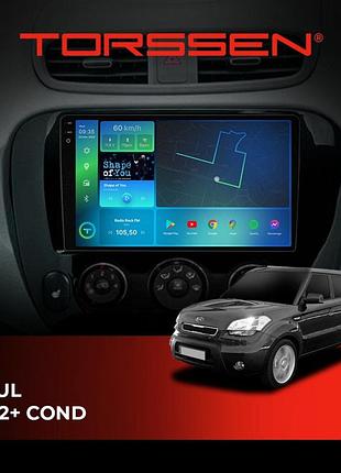 Torssen штатна магнітола torssen 2k kia soul 2012+ cond f9432 4g carplay dsp