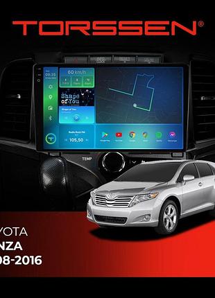Torssen штатна магнітола torssen 2k toyota venza 08-16 f9432 4g carplay dsp