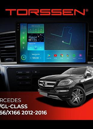 Torssen штатная магнитола torssen 2k mercedes ml/gl-class w166/x166 12-16 f9432 4g carplay dsp