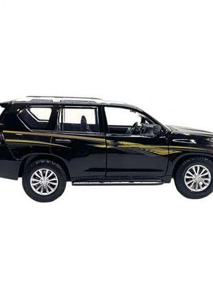 Машина металлическая "toyota land cruiser prado" из серии "автопром" (черная)