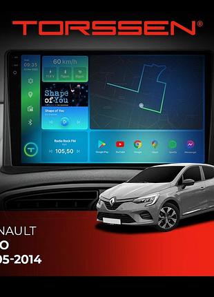 Torssen штатна магнітола torssen 2k renault clio 05-14 f9432 4g carplay dsp