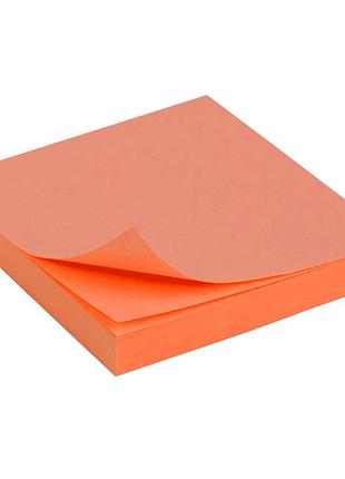 Бумага для заметок самоклеящаяся dscn0620(orange) 100 шт, 76х76 мм