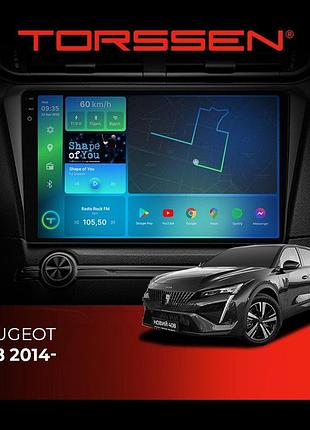 Torssen штатна магнітола torssen 2k peugeot 408 14- f9432 4g carplay dsp