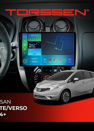 Torssen штатна магнітола torssen 2k nissan note/verso 2014+ f10432 4g carplay dsp