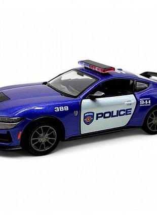 Машинка металлическая "ford mustang dark-horse (police)"