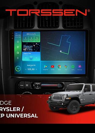 Torssen штатная магнитола torssen 2k dodge/chrysler/jeep universal f10432 4g carplay dsp