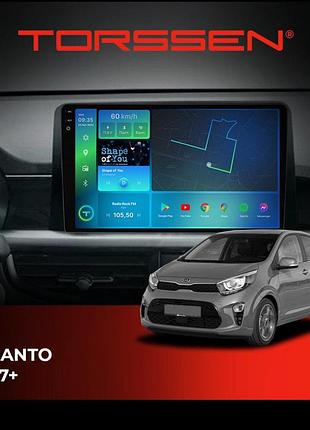 Torssen штатна магнітола torssen 2k kia picanto 2017+ f9432 4g carplay dsp