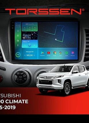 Torssen штатна магнітола torssen 2k mitsubishi l200 climate 15-19 f9432 4g carplay dsp