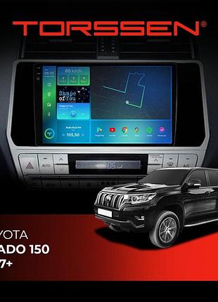 Torssen штатна магнітола torssen 2k toyota prado 150 2017+ f10432 4g carplay dsp