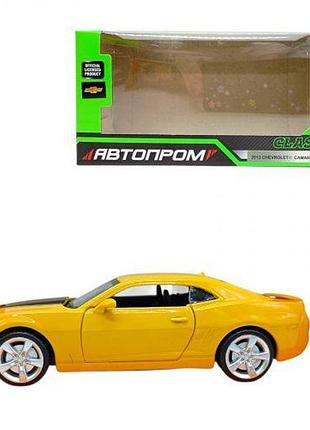 Автопром chevrolet camaro ss (желтая)