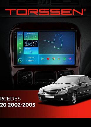 Torssen штатна магнітола torssen 2k mercedes w220 02-05 f9432 4g carplay dsp