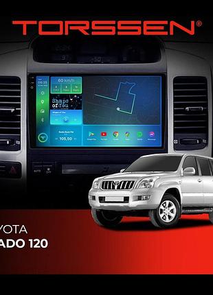 Torssen штатна магнітола torssen 2k toyota prado 120 f9432 4g carplay dsp