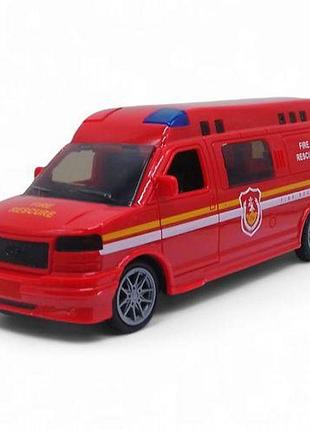 Машинка інерційна "спецслужби. пожежна машина"