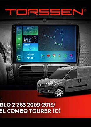 Torssen штатна магнітола torssen 2k fiat doblo 2 263 09-15/opel combo tourer (d) f9432 4g carplay dsp